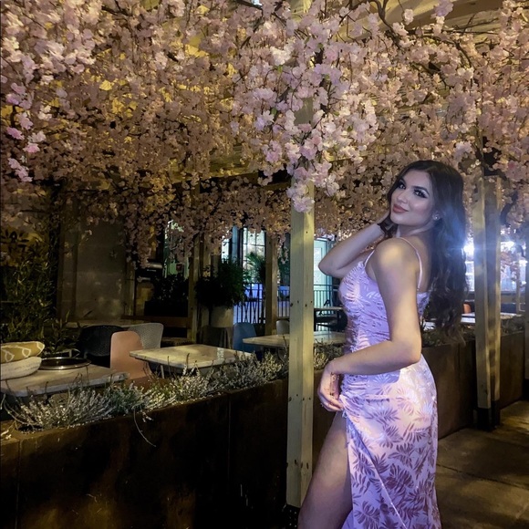 SAYLOR Gardenia Midi Dress in Amethyst | REVOLVE - Picture 5 of 7